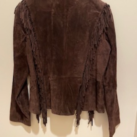 a' la carte - Brown Suede Jacket - Size Small - Picture 5 of 12